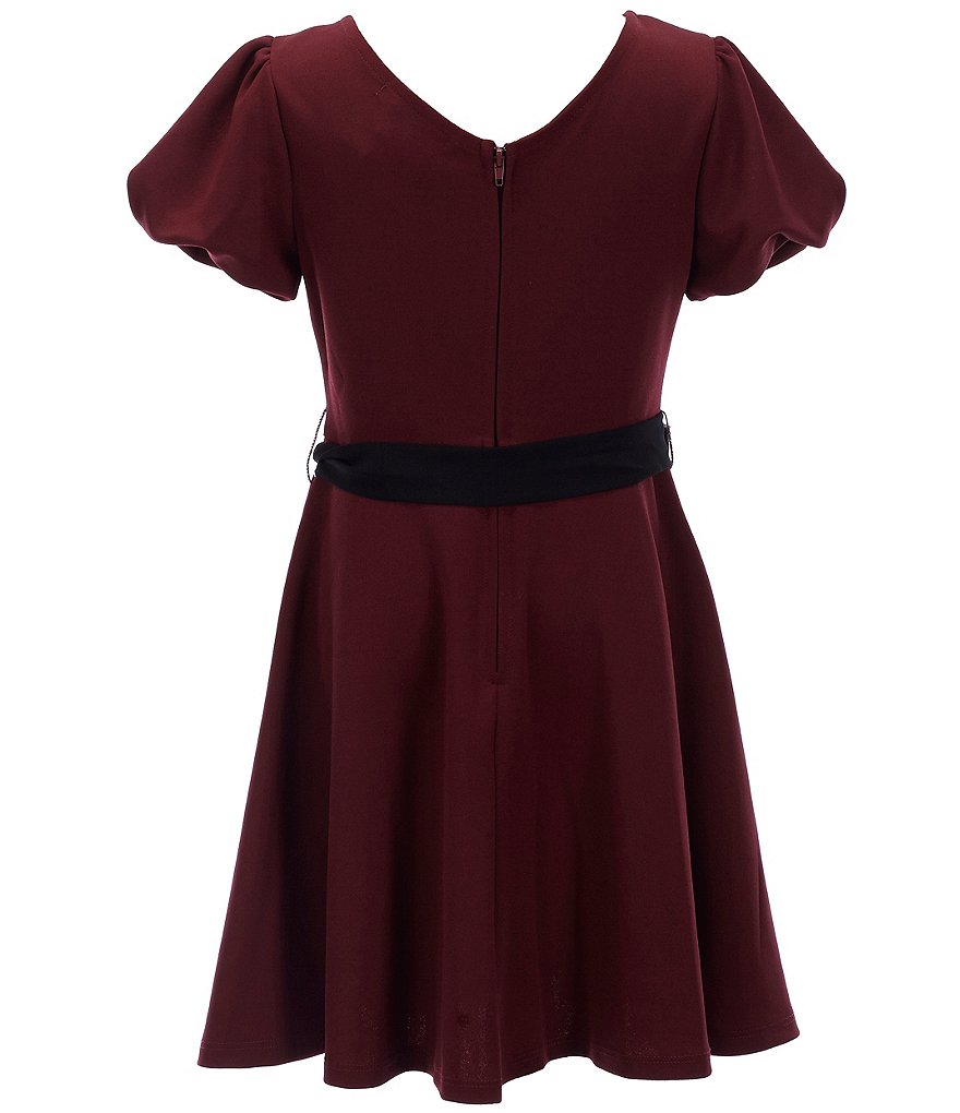 Xtraordinary Big Girls 7-16 Belted Fit-And-Flare Dress