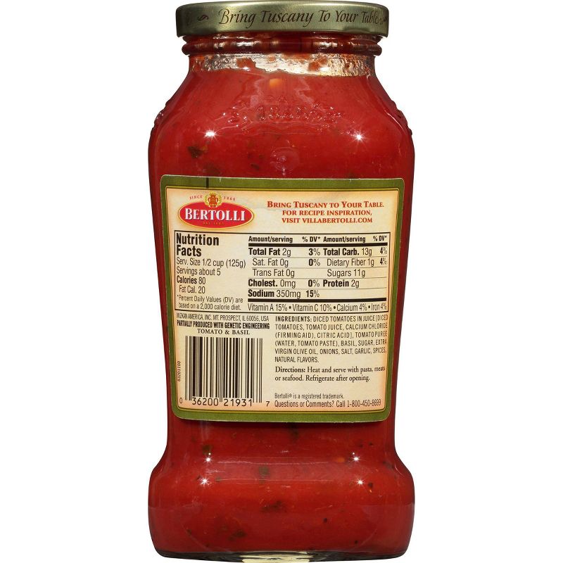Bertolli Tomato & Basil Pasta Sauce - 24oz
