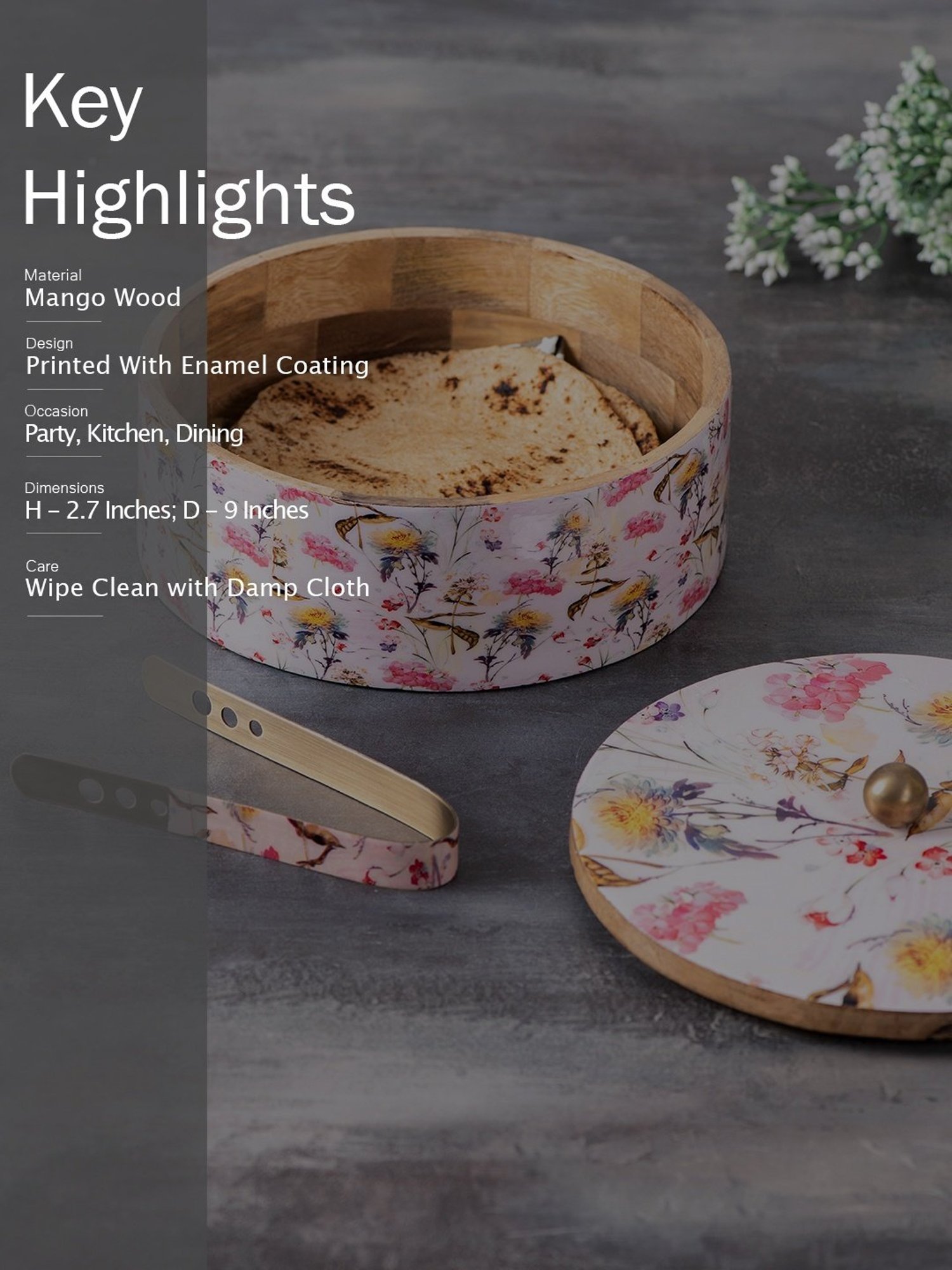 Goodhomes Transparent Glass Butter Dishes With Lid