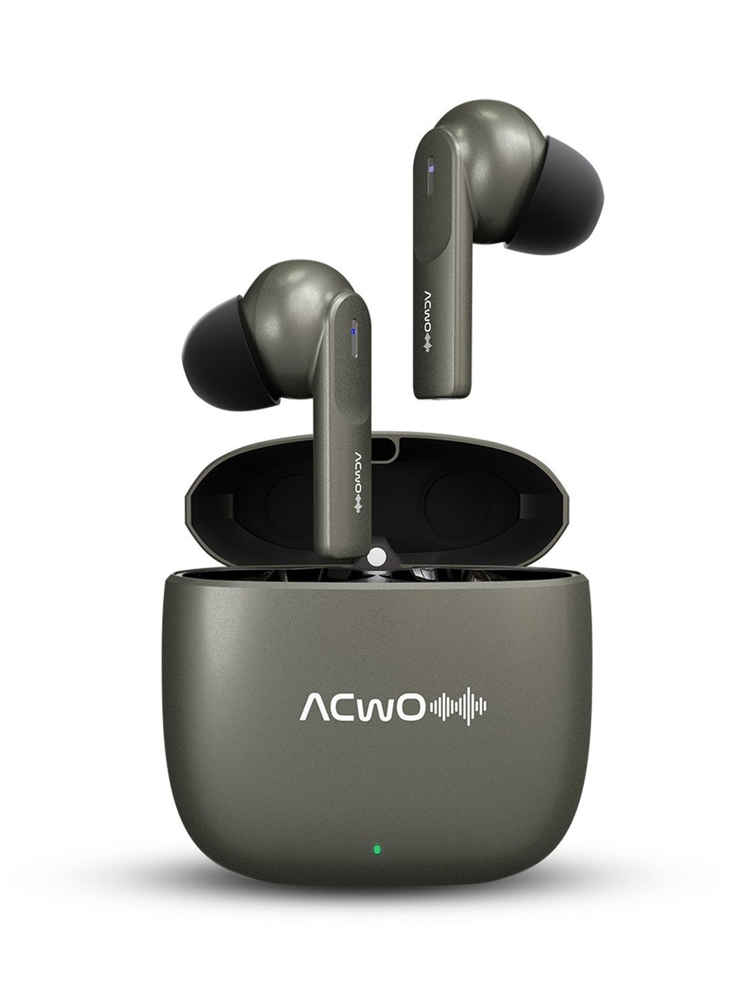 ACwO DwOTS 414 In Ear Bluetooth Earbuds TWS with Metallic Built Case (Black, True Wireless)