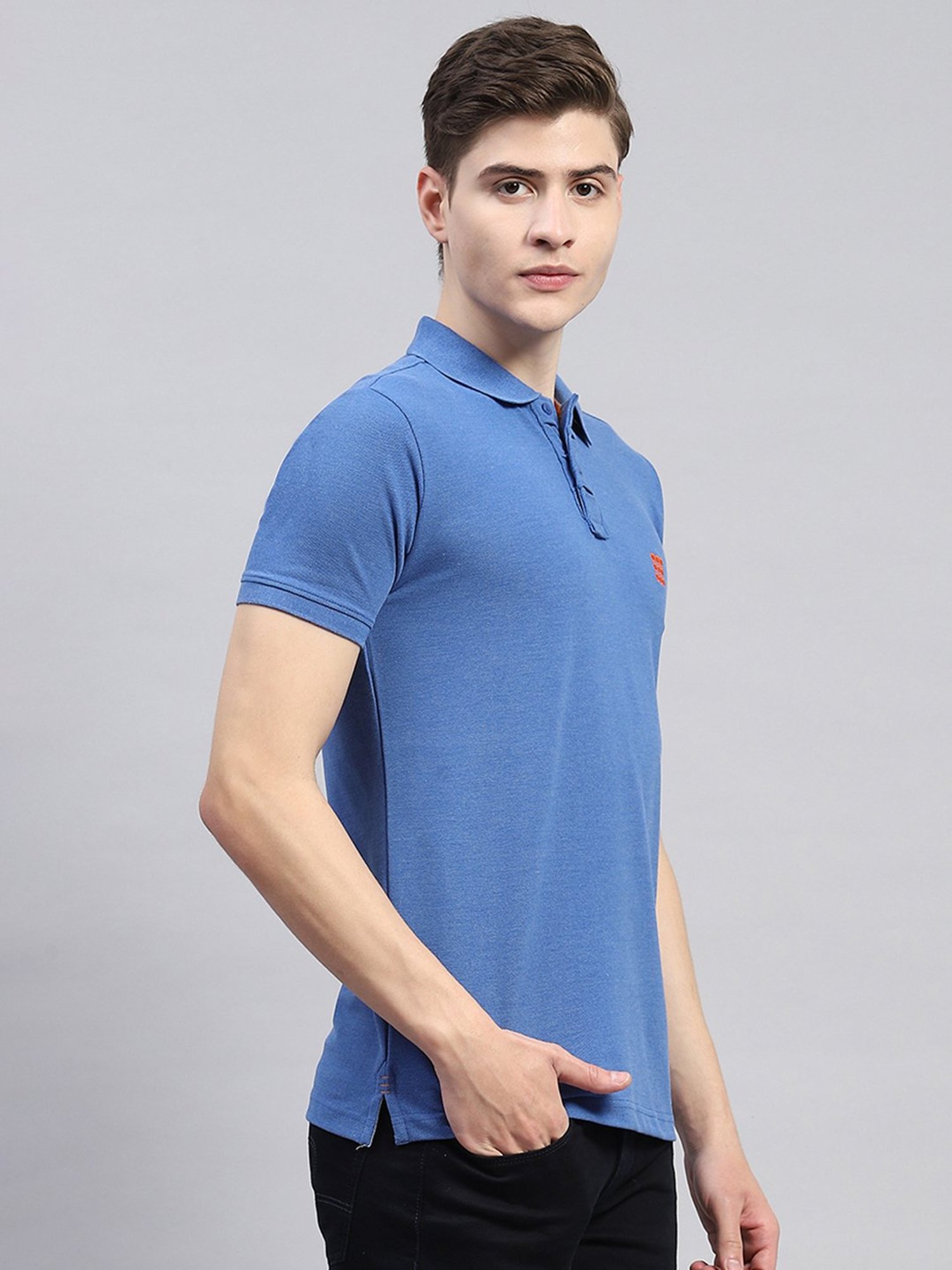 Rock.it Royal Blue Smart Fit Polo T-Shirt
