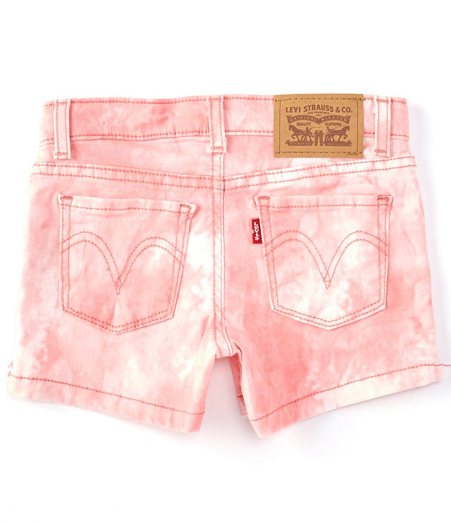 Hippie Girl Little Girls 4-6X Tie-Dye French Terry Dolphin Shorts