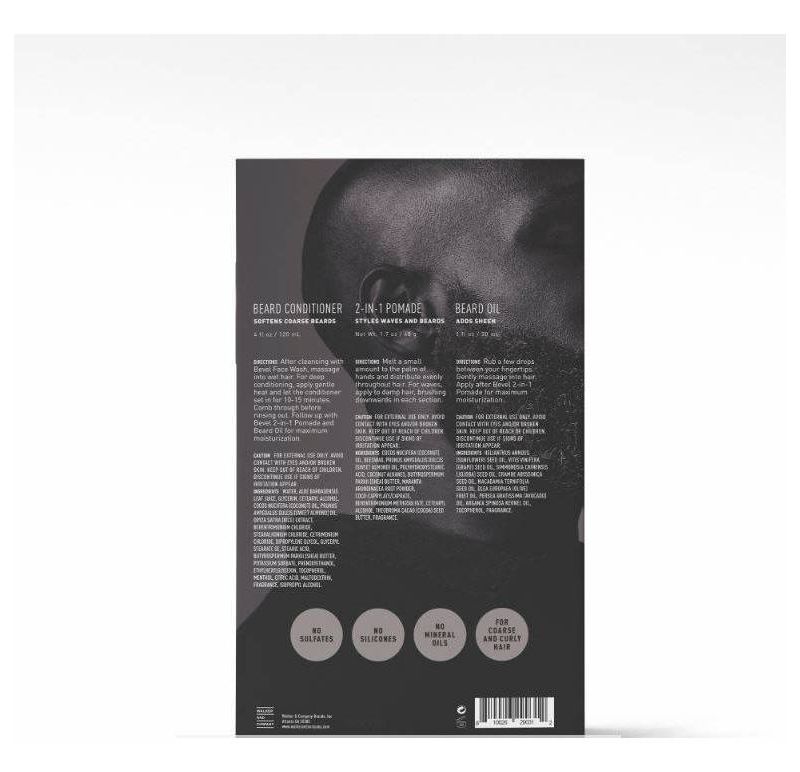 Bevel Beard Care Starter Kit - 6.7oz