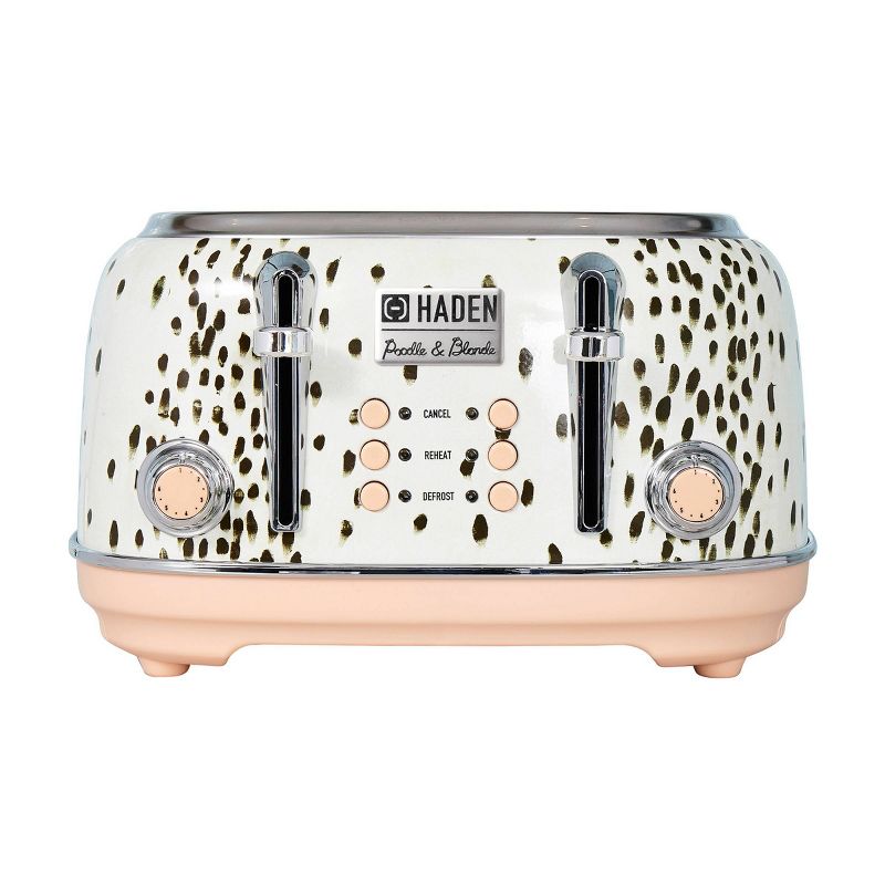 Haden Margate Poodle & Blonde 4-Slice Wide Slot Toaster