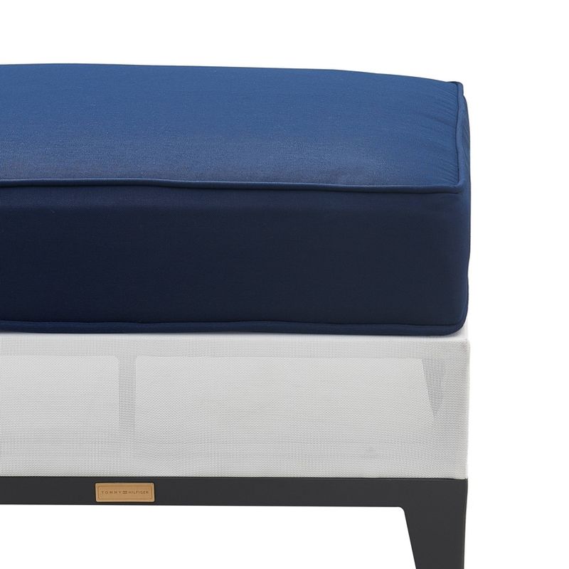 Mirabelle Outdoor Ottoman - Gold - Adore Decor