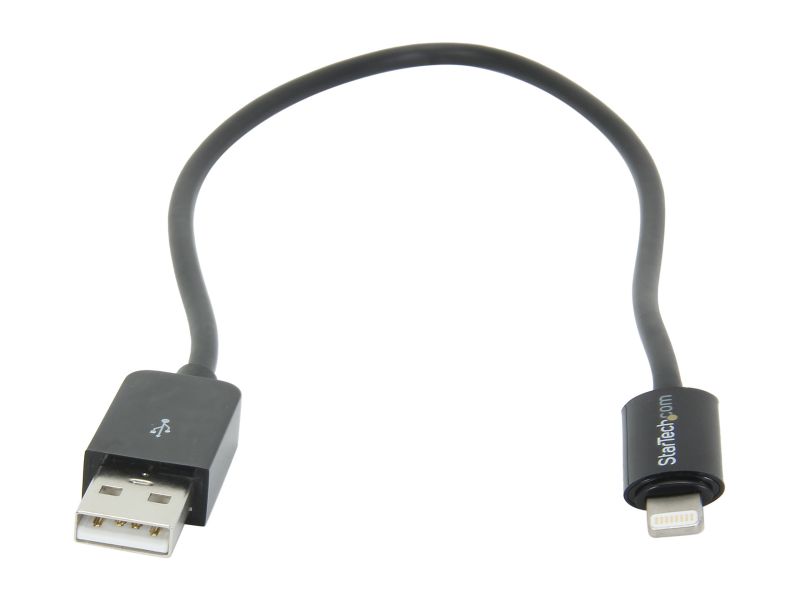 VisionTek 900784 Black Lightning to USB Black 1 Meter Cable - 5 Pack