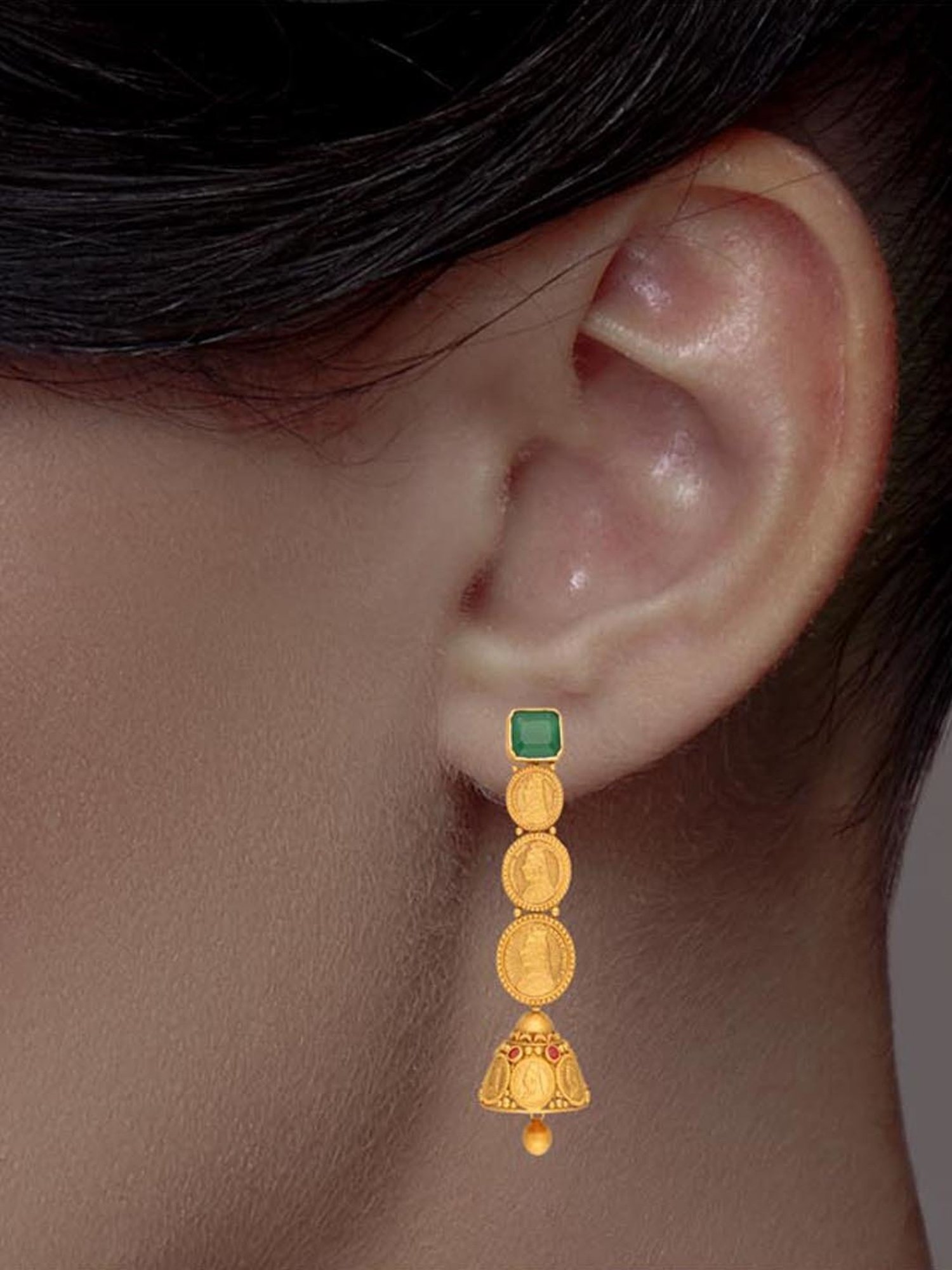 CKC 22k Gold Earrings for Women