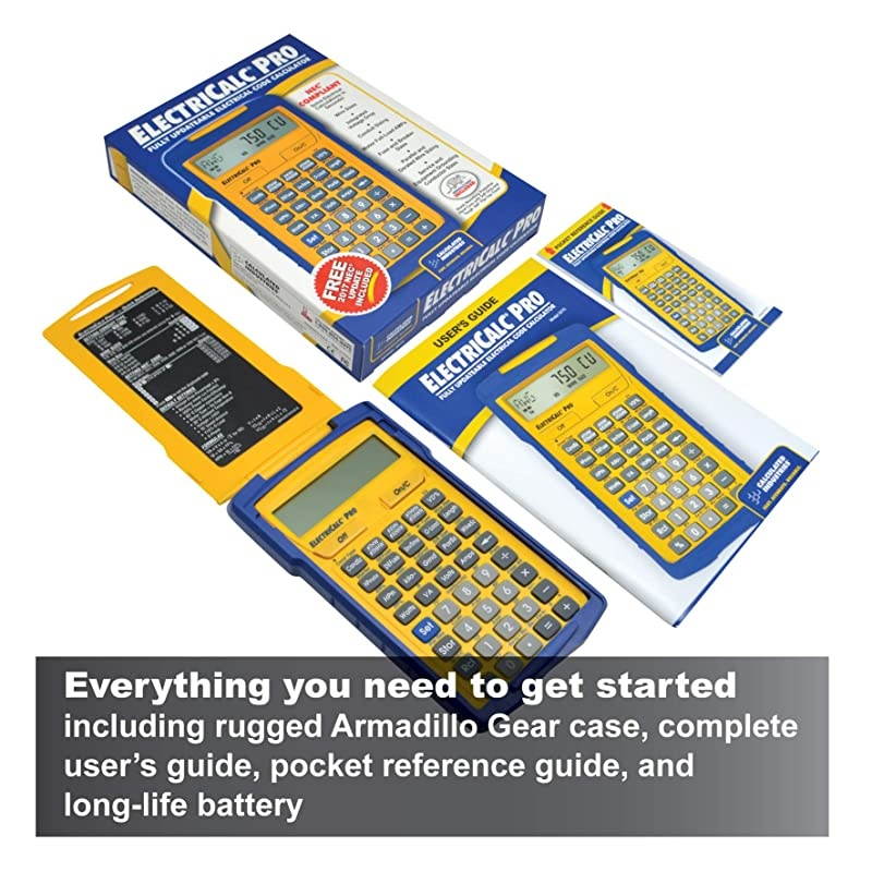 5070 ElectriCalc Pro Electrical Code Calculator | Updateable and Compliant with NEC 1996 to 2020 | Electrical Contractors Estimators Engineers Electricians Lighting Pros