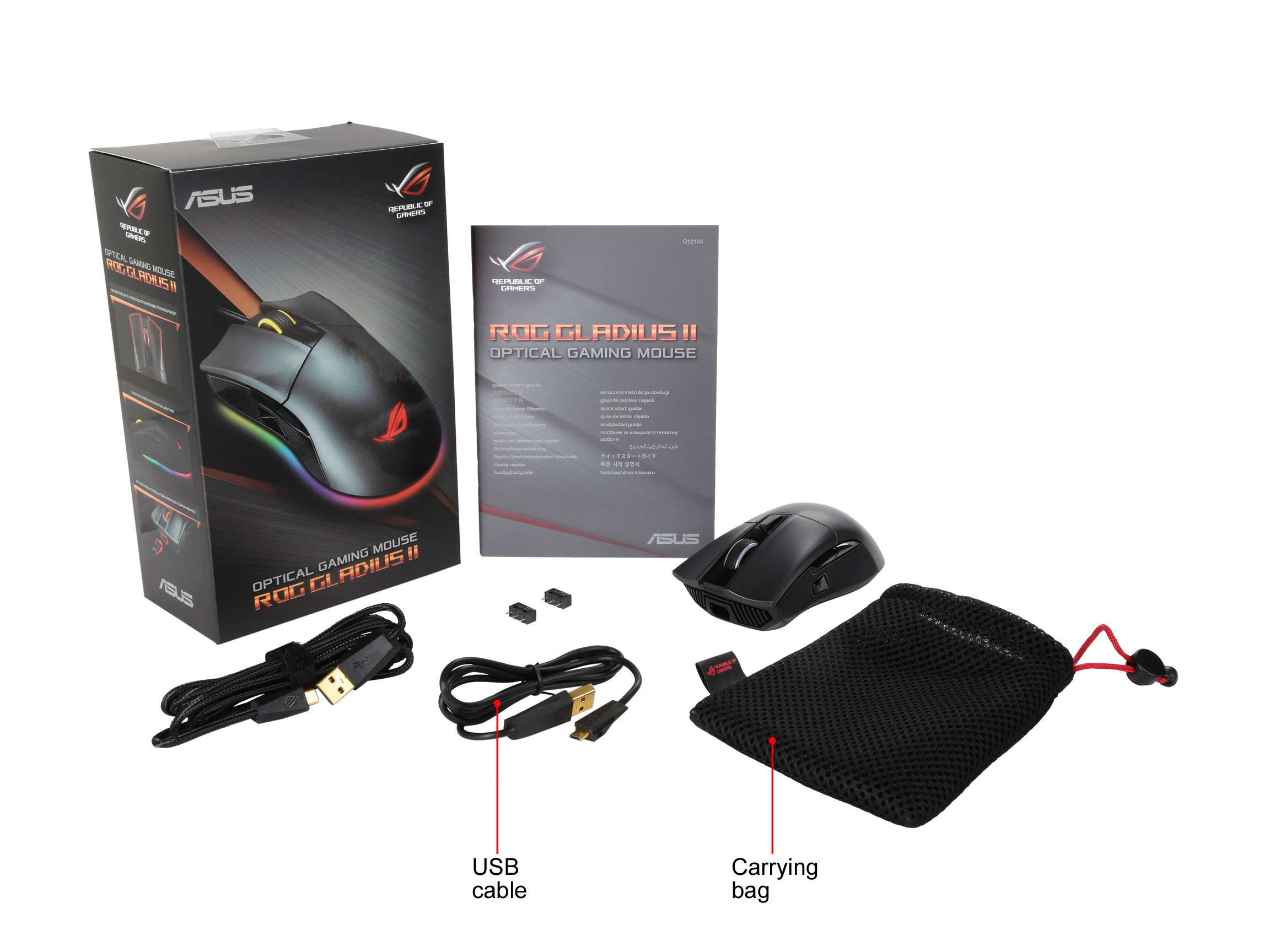 ASUS ROG Spatha RGB Wireless / Wired Laser Gaming Mouse