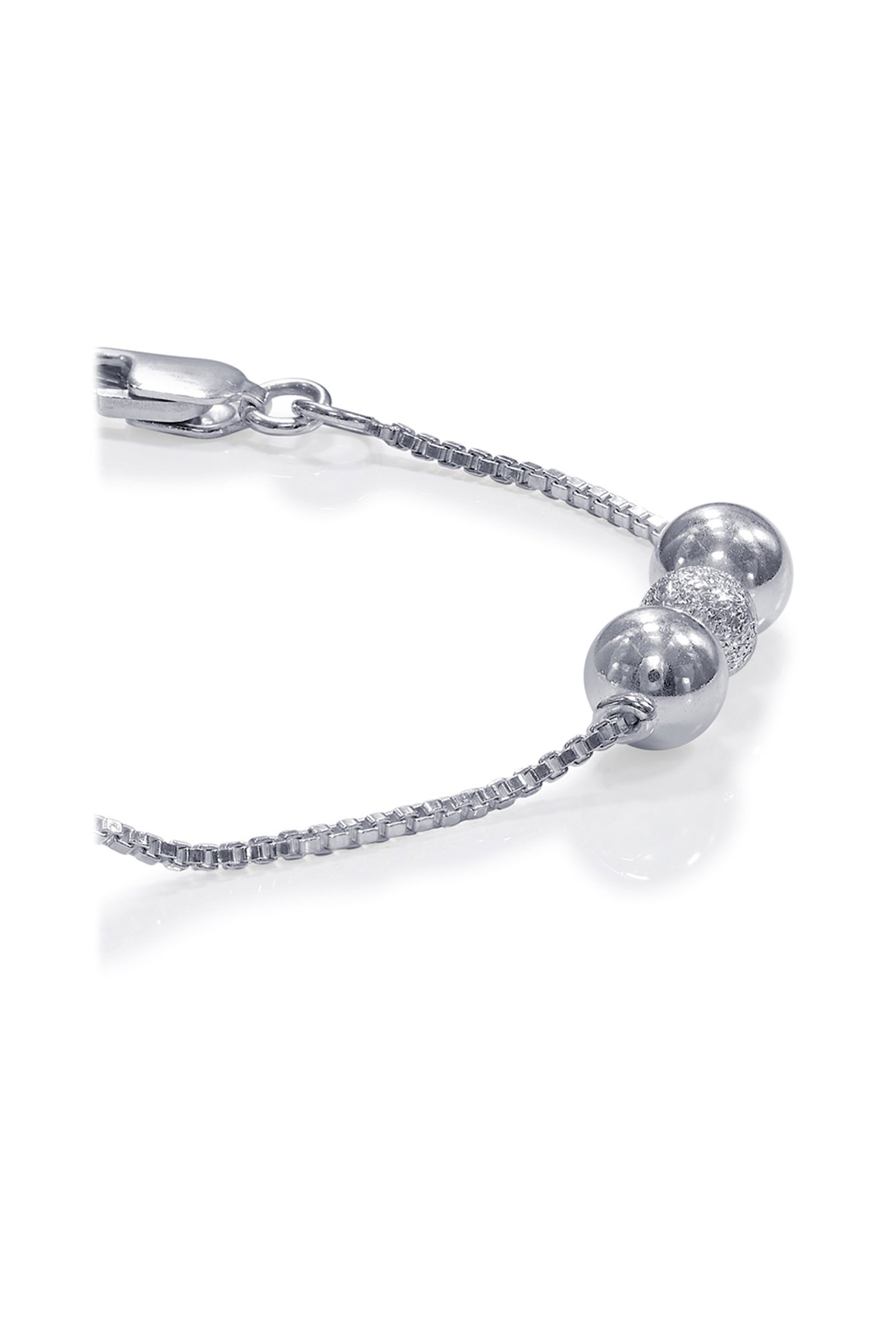 Clara Enzo 92.5 Sterling Silver Swarovski Zirconia Bracelet