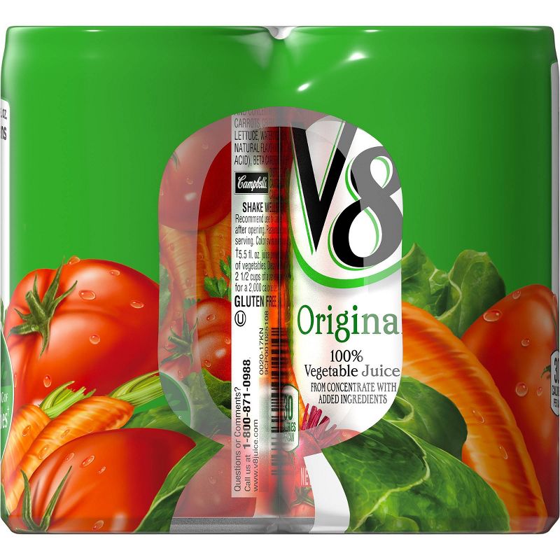 V8 Original 100% Vegetable Juice - 8pk/5.5 fl oz Cans