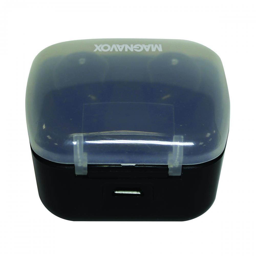 Magnavox MBH530BK Mini Wireless Stereo Bluetooth Ear Buds Rechargeable Headphone