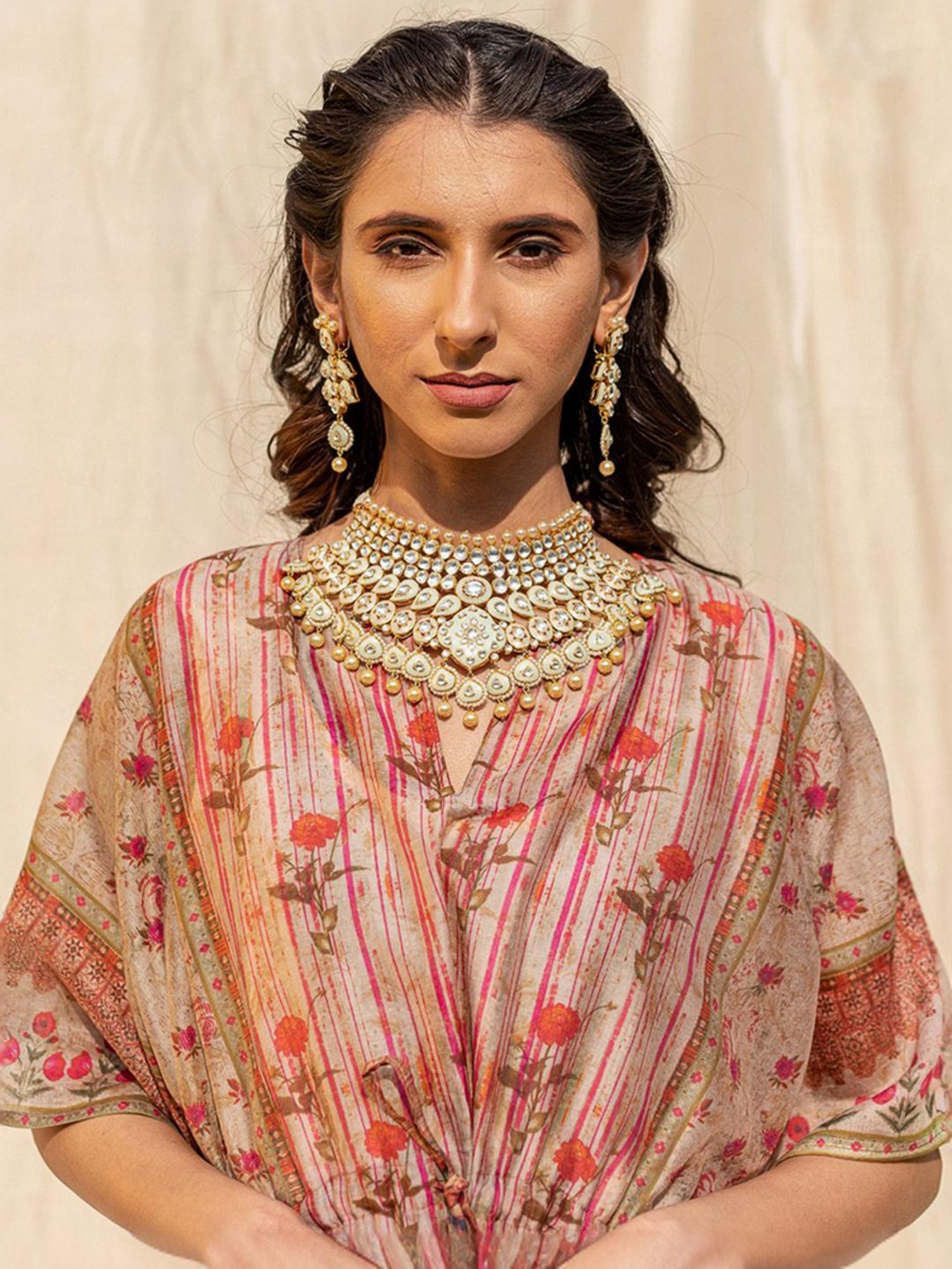 Artagai Midnight Navy Elevated Basics Co-Ord Set With Notch Collar Top And Straight Pants