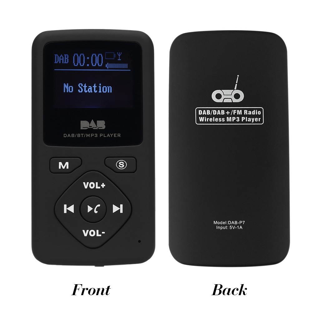 Portable Pocket DAB/DAB+/FM Radio Receiver