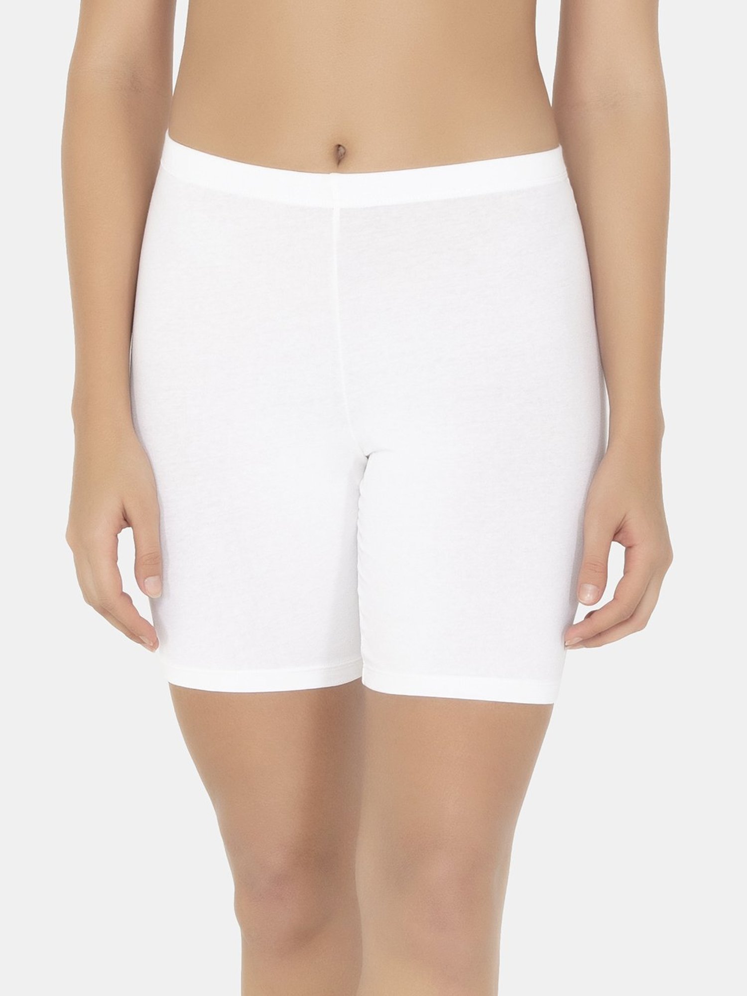 Amante White Cotton Shorties