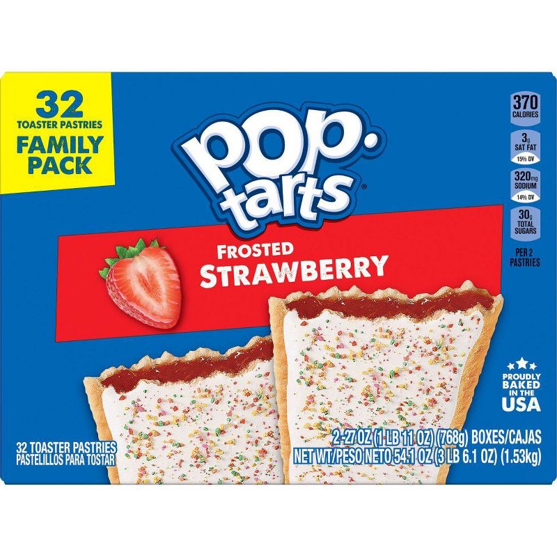 Pop Tarts Strawberry - 32ct/54.1oz - Kellogg's