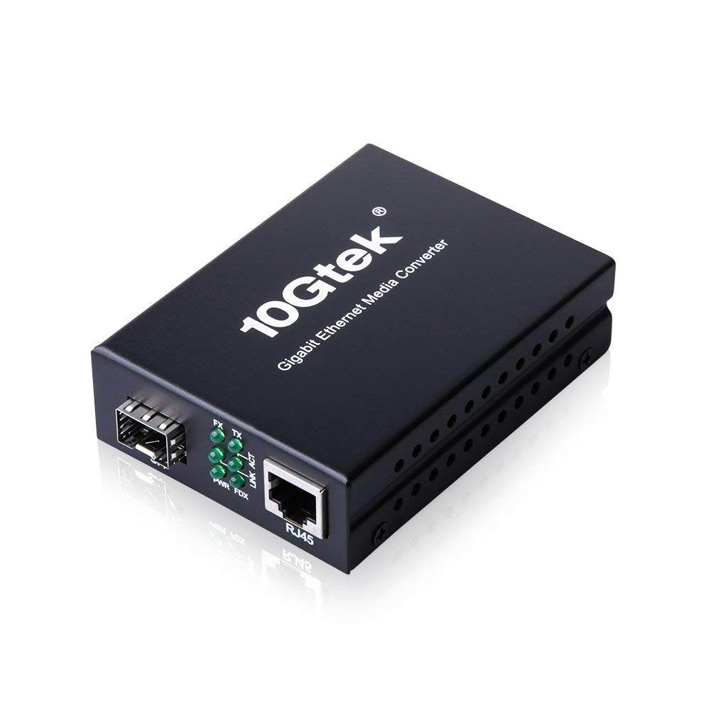 Gigabit Ethernet Media Converter, 1x 10/100/1000Base-T RJ45 to 1000Mbps SFP Slot