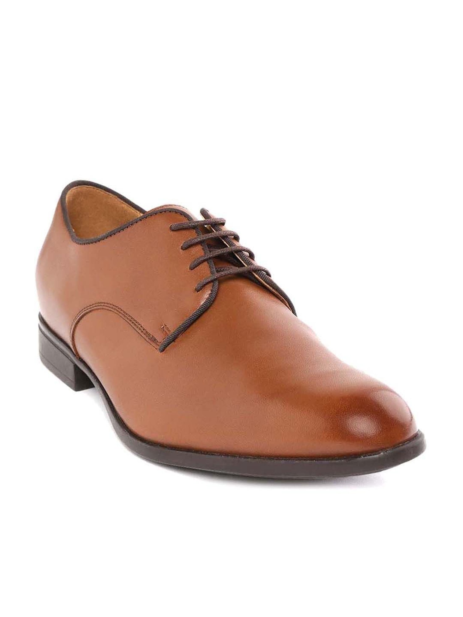 Geox Men's Cognac Derby Shoes