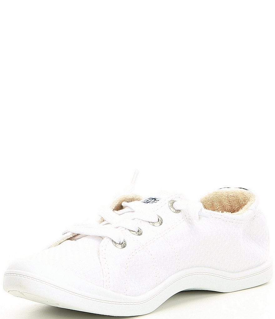 Roxy Bayshore III Textured Canvas Stitch Back Detail Slip-On Sneakers
