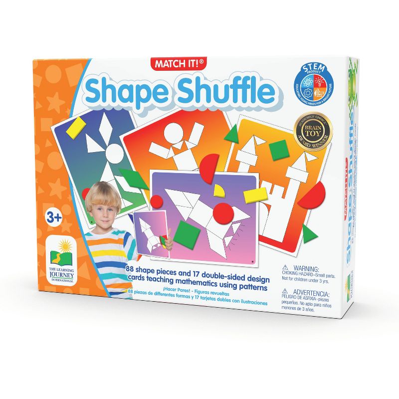 The Learning Journey Match It! Shape Shuffle 105 pcs