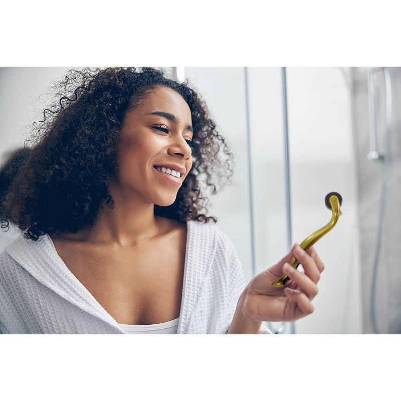 Beauty ORA Facial Microneedle Roller System - Gold Handle/Black Head - 0.25mm