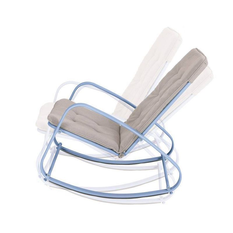 Outdoor Rocking Chair - Blue - Captiva Designs