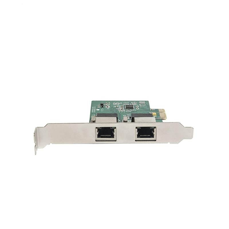 SDPEX24033 Dual LAN Ports 1000Base T Gigabit Ethernet Card Green