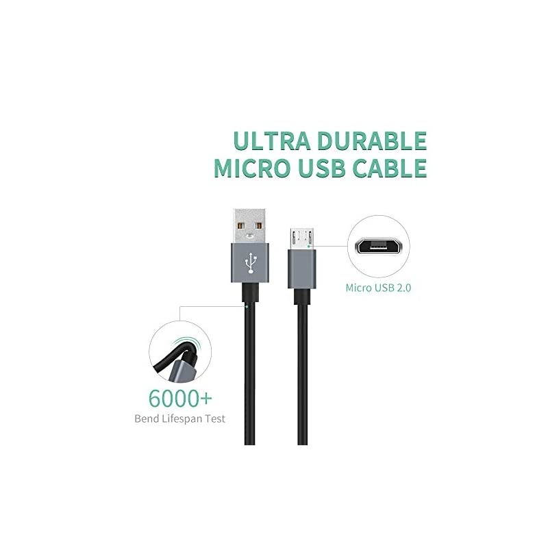 USB Fast Car Charger Compatible for Samsung Galaxy S7S6EdgeActive54 Note 54 J732 A10 Moto G54 Z2 LG Stylo 32 Plus K3020 Android phones 30W Dual Port Car Adapter with 3ft cable