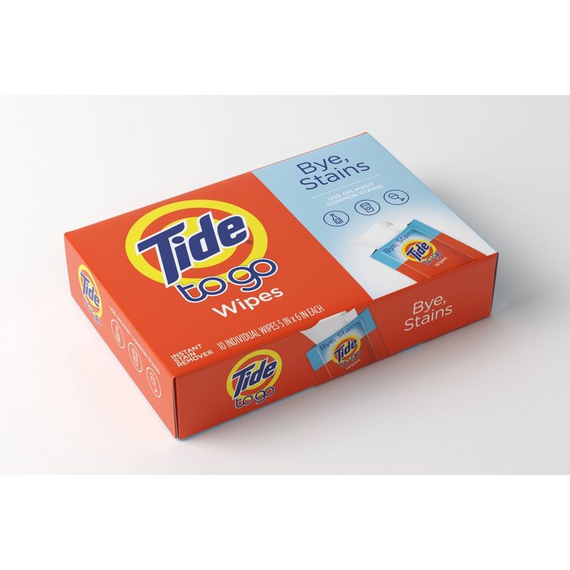 Tide To Go Instant Stain Remover Wipes - 10ct