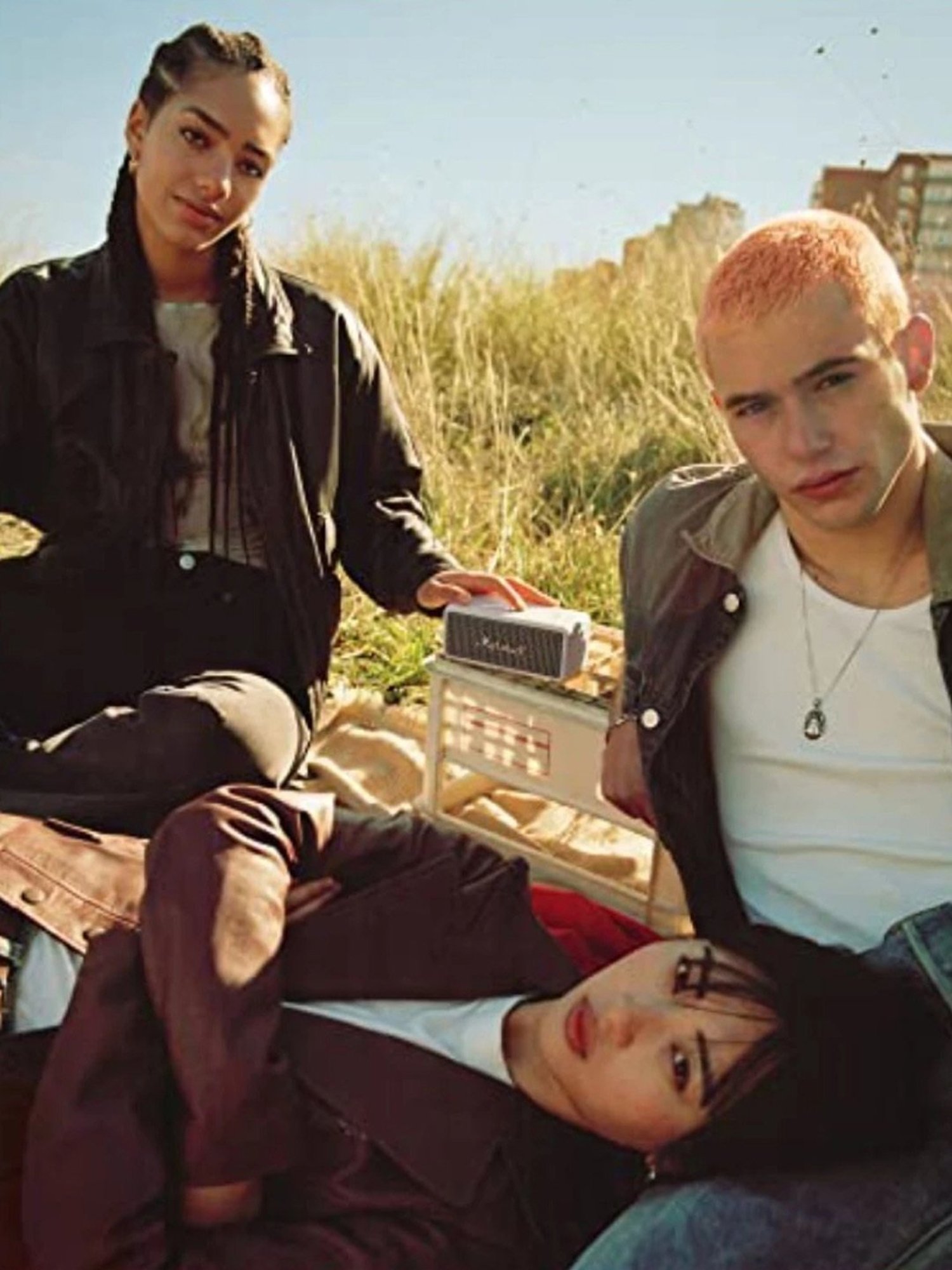 I Kall IK005 Bluetooth Tower Speaker (Brown)