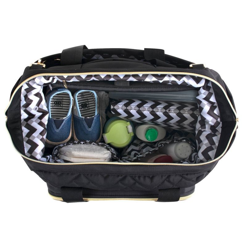 Fisher-Price Quilted Harper Frame Bag - Black