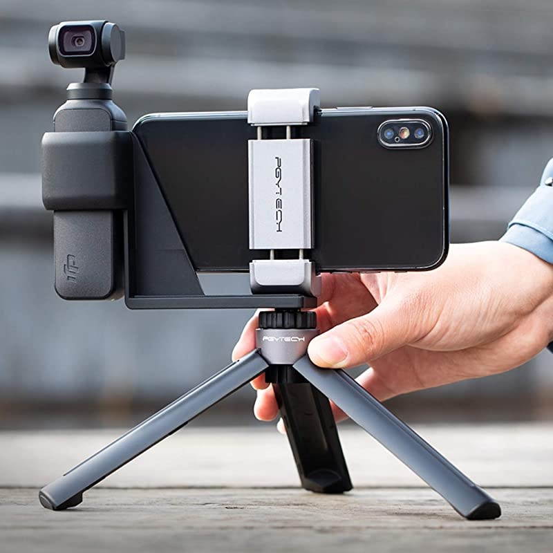 OSMO Pocket Phone Holder Set Expansion Accessories with Tripod Mini Compatible with DJI OSMO Pocket Accessories