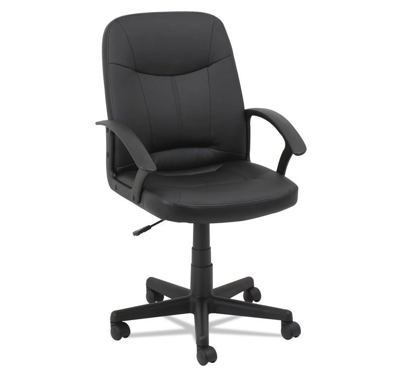 OIF Executive Office Chair Fixed Arched Arms Black LB4219