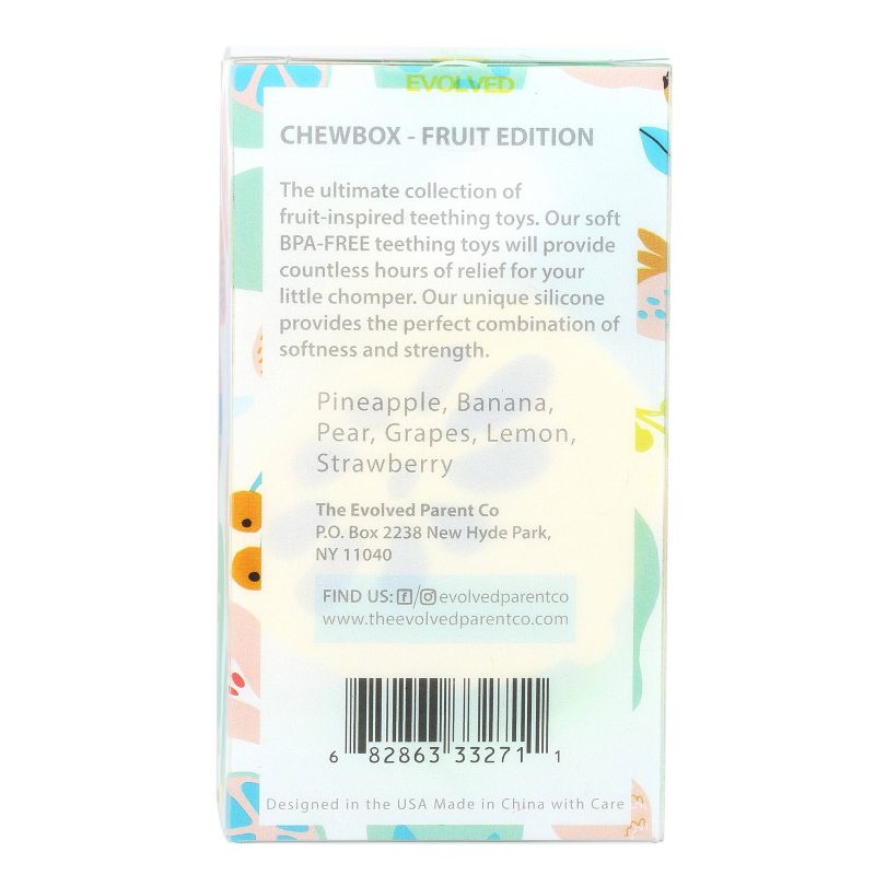 The Evolved Parent Co ChewBox Teether - Fruit