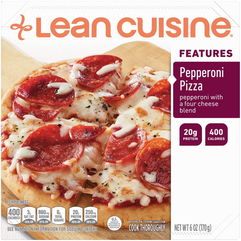 Lean Cuisine Casual Cuisine Traditional Pepperoni Frozen Pizza - 6oz