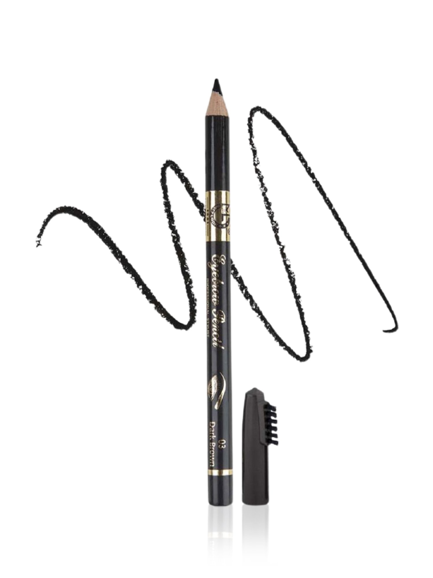 Matt Look Professional Stylist Eyebrow Pencil 03 Dark Brown - 1.2 gm