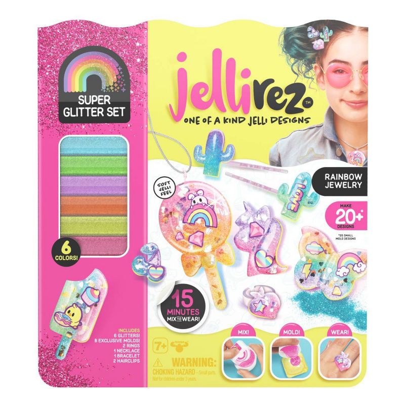 Jelli Rez Super Glitter Rainbow Pack
