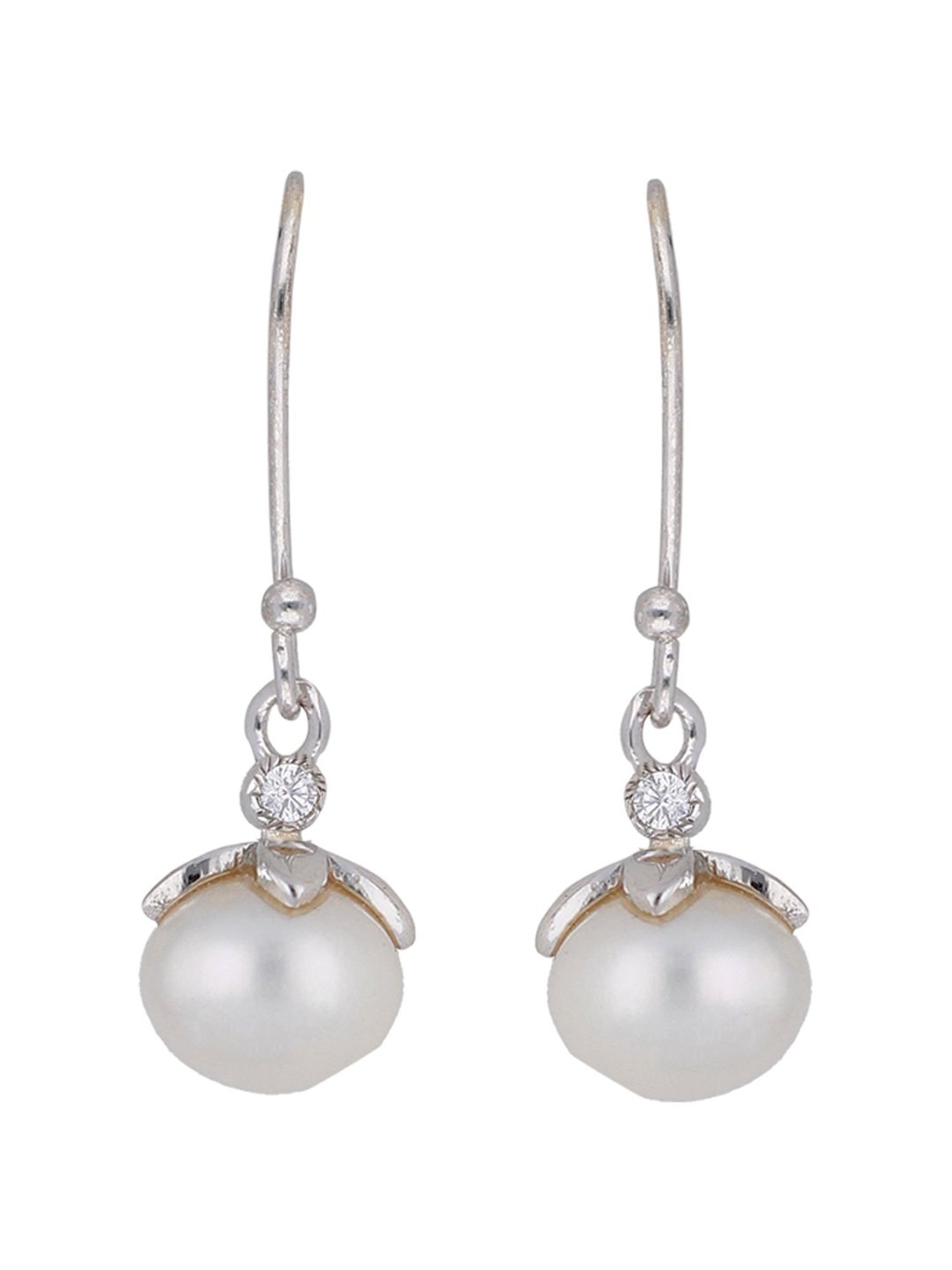 Sri Jagdamba Pearls Derwin 92.5 Sterling Silver Earrings