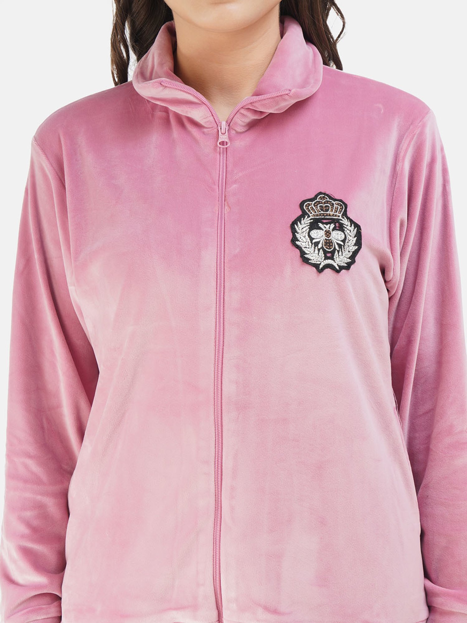 KOI SLEEPWEAR Light Pink Sweatshirt With Pyjamas