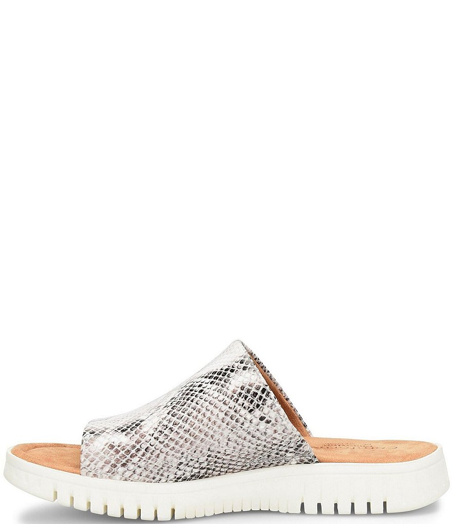 Comfortiva Carmila Snake Print Sporty Slides