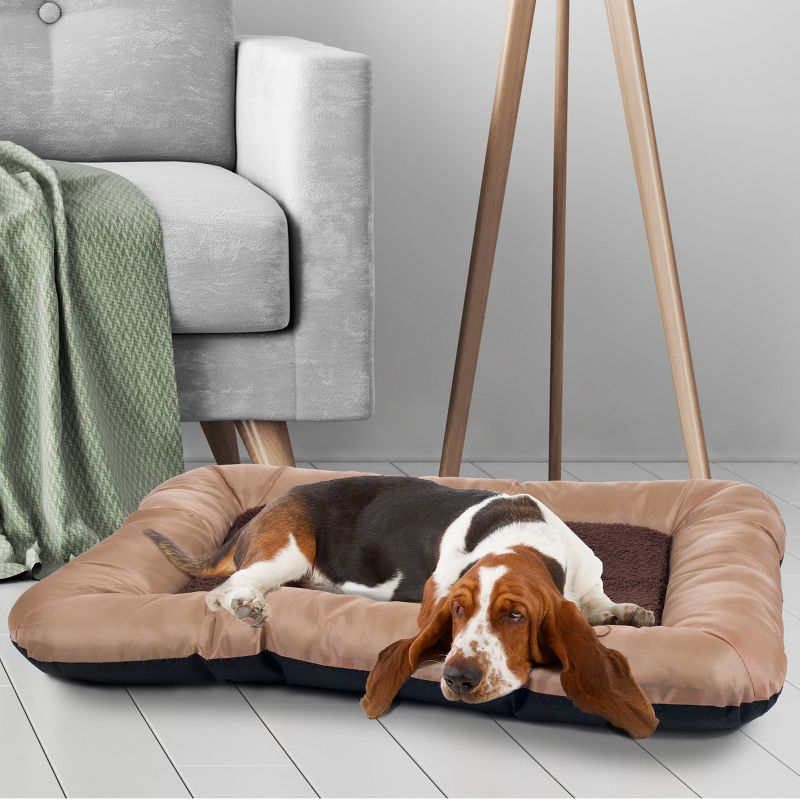 Petmate Precision Pet SnooZZy Mod Chic Stylish Round Cuddler Pet Dog Bed, Teal