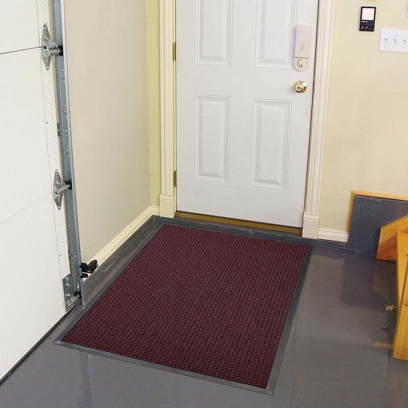 Burgundy Solid Doormat - (3'X4') - HomeTrax