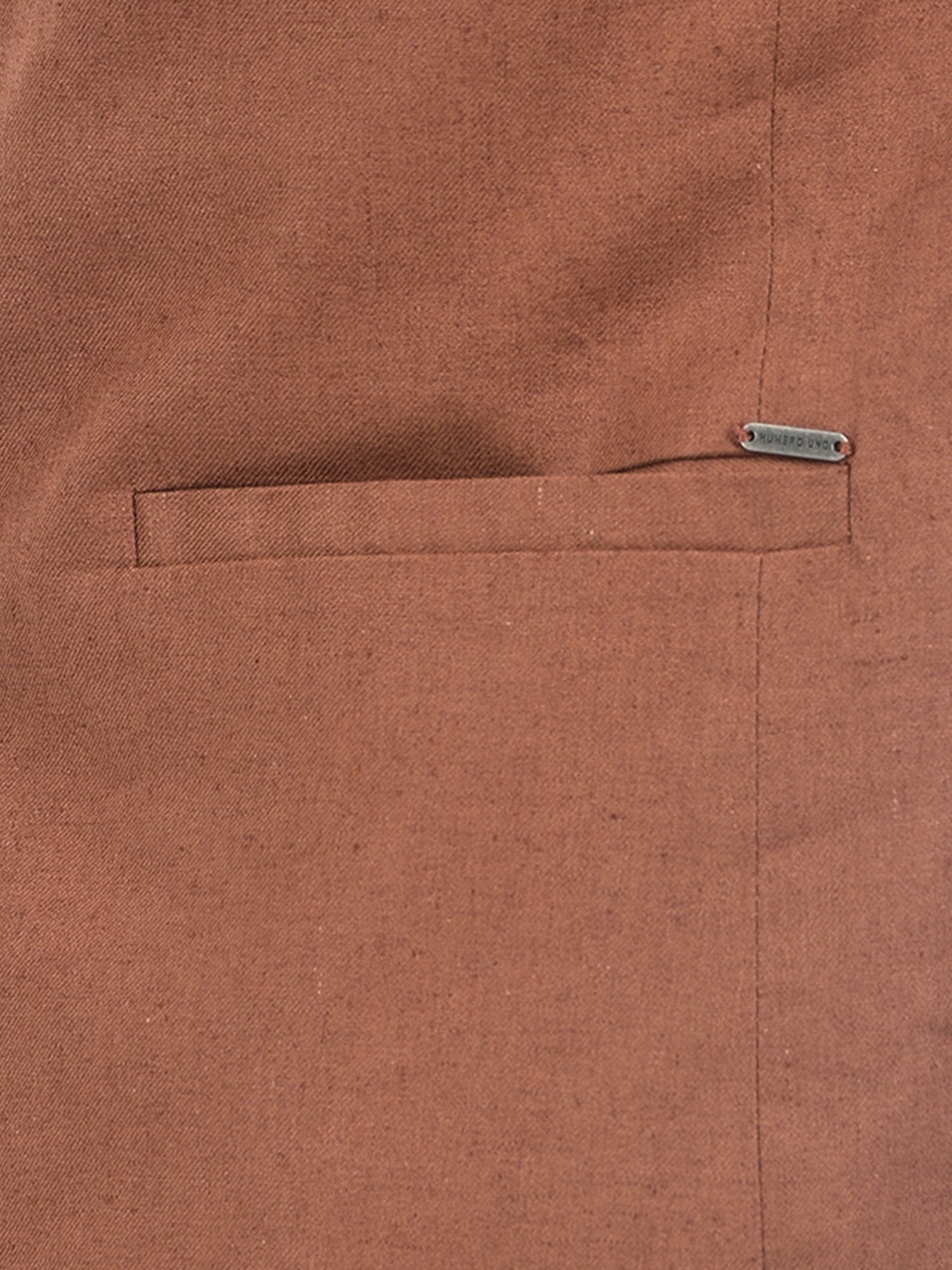 Numero Uno Brown Cotton Regular Fit Nehru Jacket