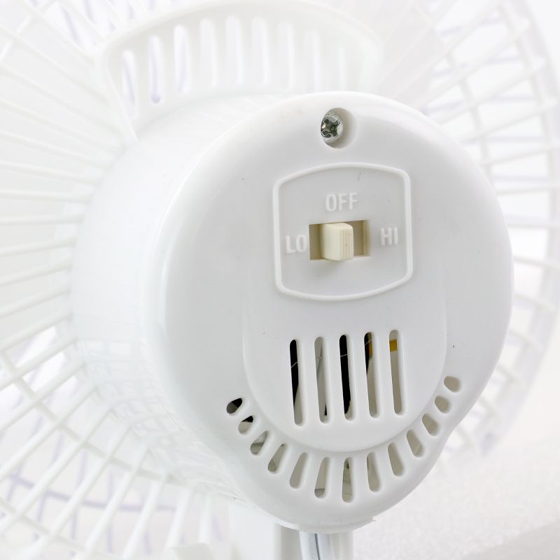 Impress 6-inch Dual Purpose Fan in White