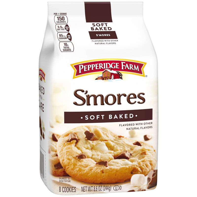 Pepperidge Farm Soft Baked S'mores Cookies - 8.6oz