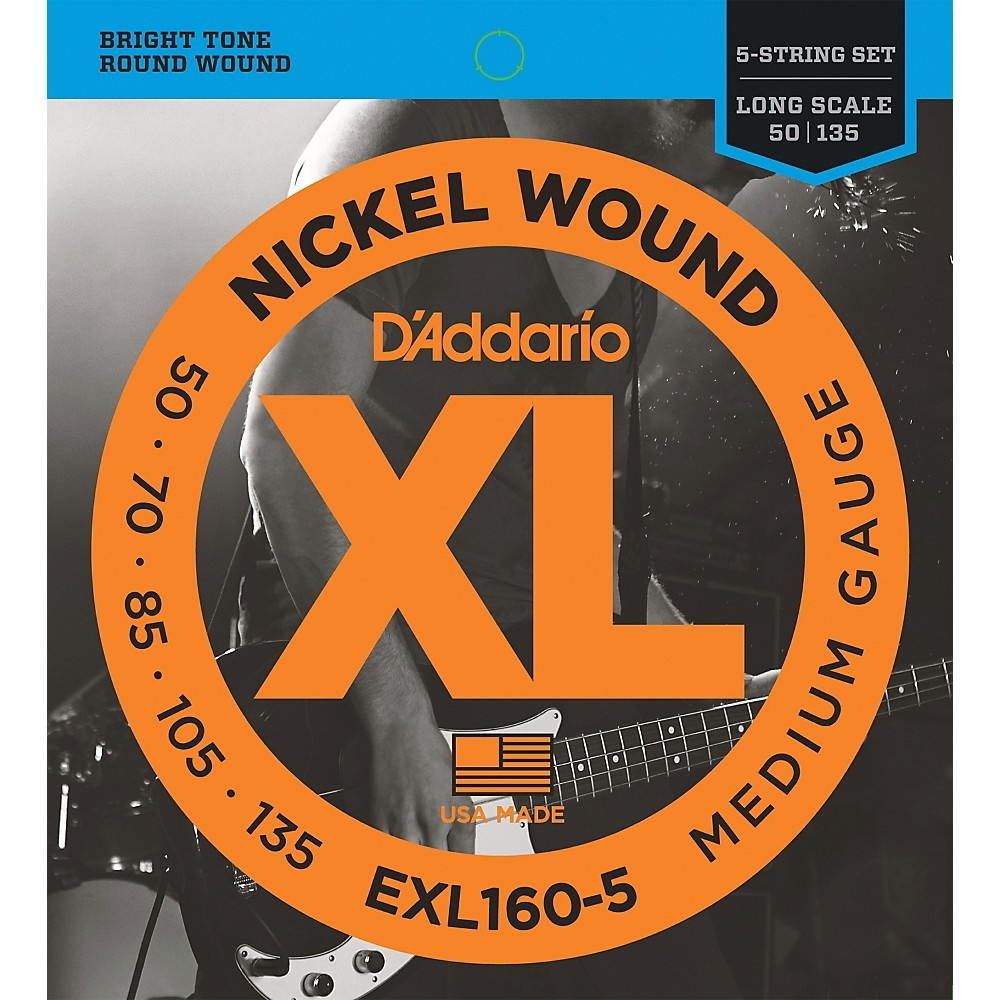 D'Addario EXL160-5 Bass 5-String .050