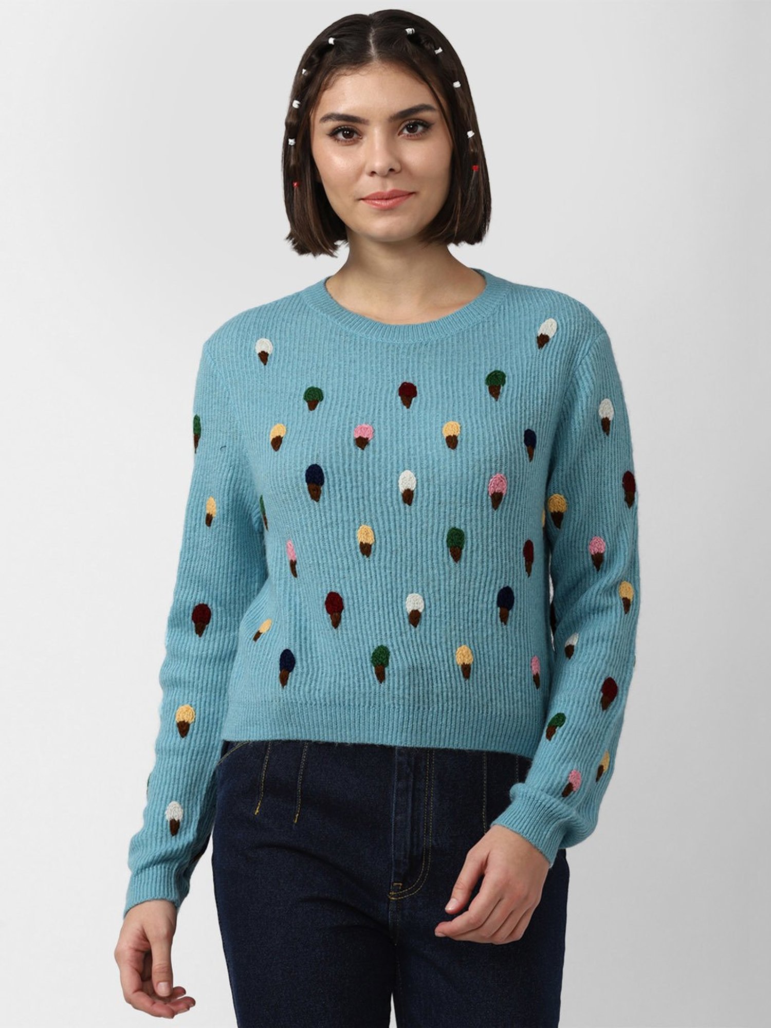 Forever 21 Blue Sweater