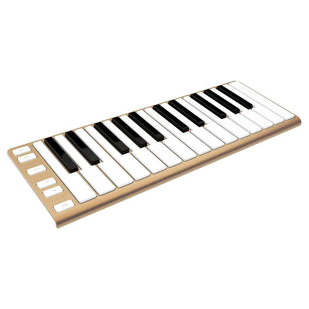 CME Xkey 25 USB MIDI Controller - Champagne