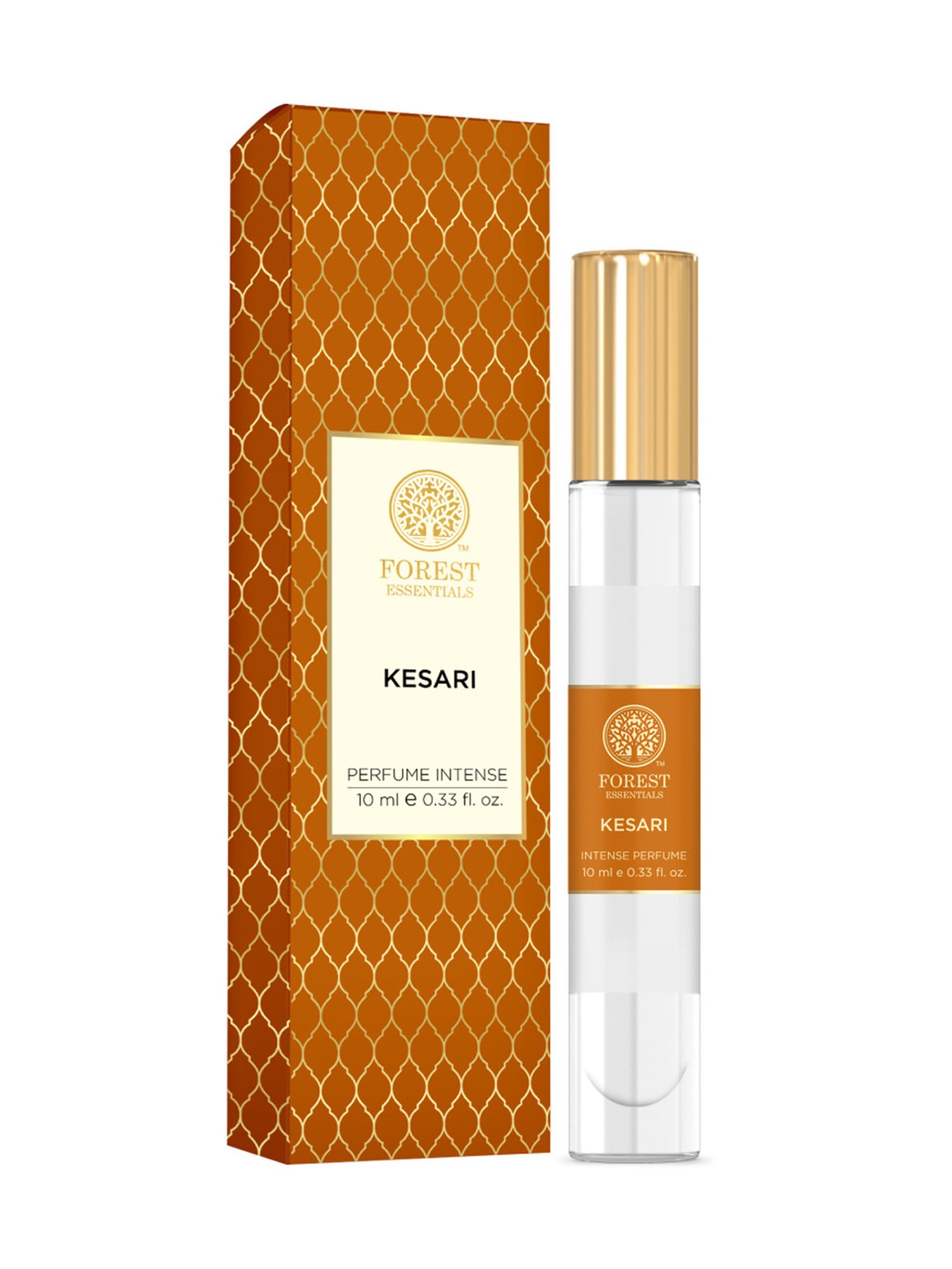Forest Essentials Kesari Oudh, Lime & Saffron Intense Perfume - 10 ml