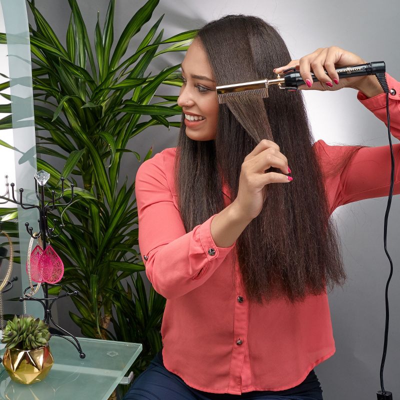 Gold-N-Hot Professional 24K Gold Pressing and Styling Comb